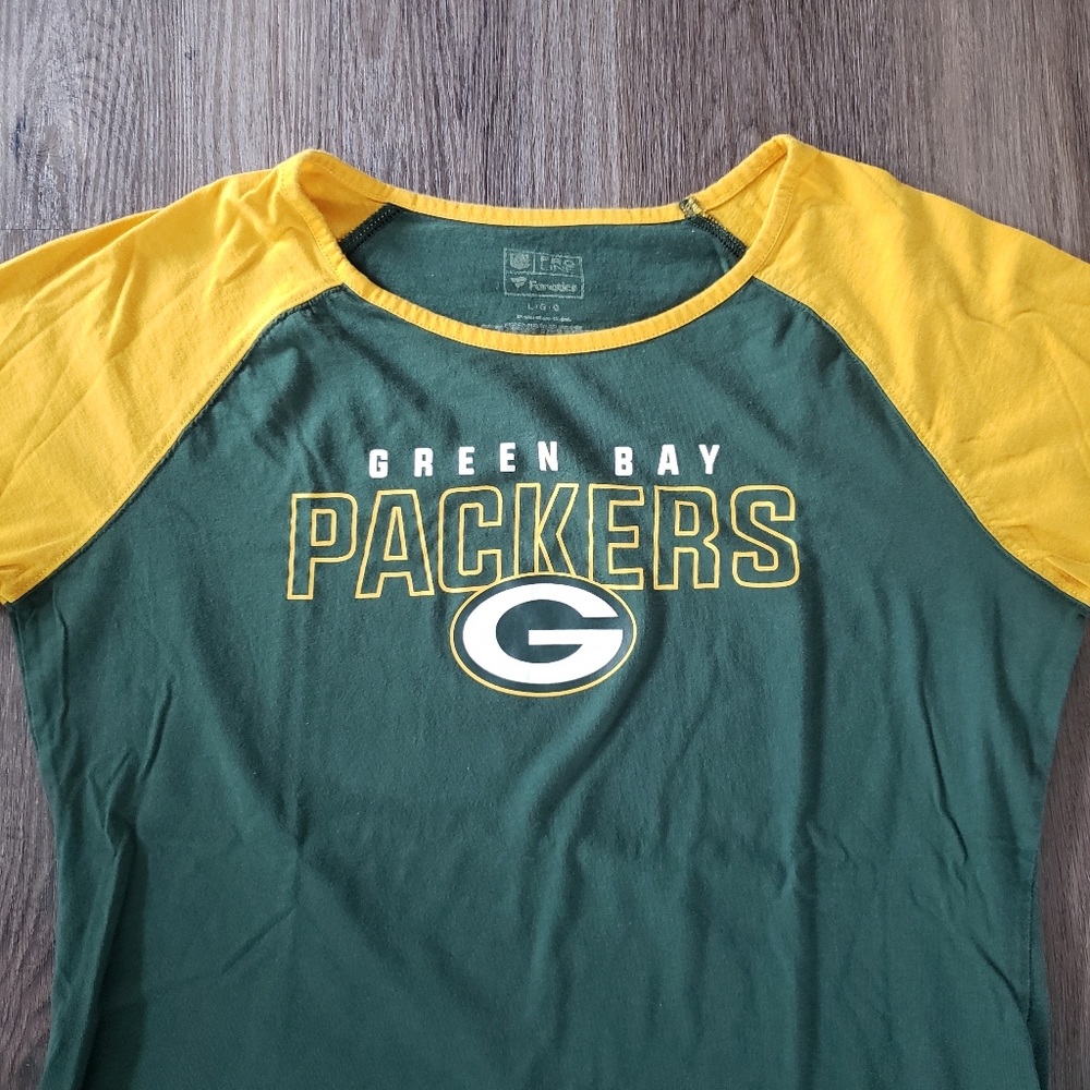 Green Bay Packers 3/4 Sleeve Tee